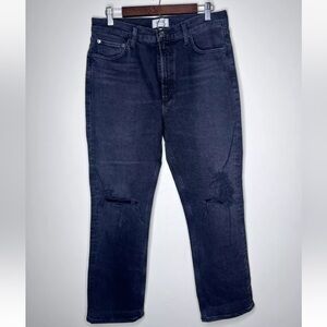 Agolde Wilder Distressed Ripped Jeans Womens Size 30